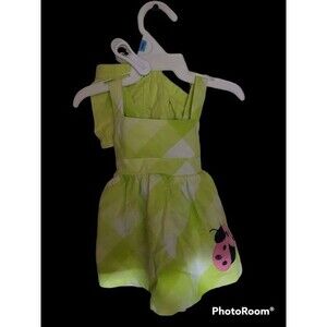 Girl's Carter's 2PC Tank Dress Size 3M (E74)